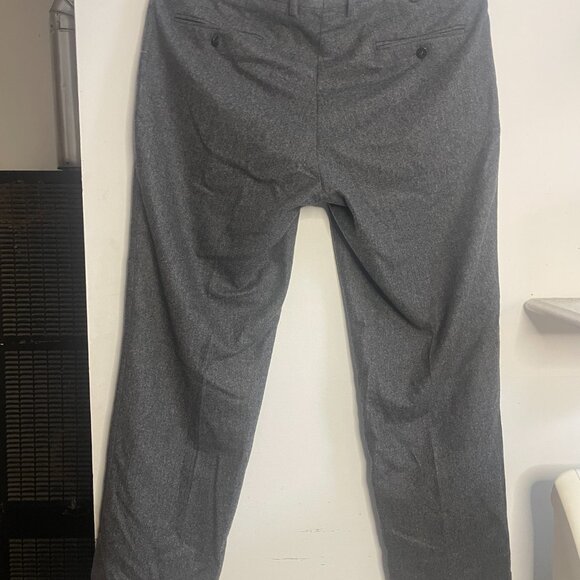 Gray Wool Flannel Trousers - Picture 9 of 9